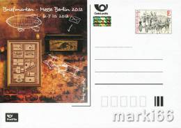 Czech Republic - 2012 - Stamp Exhibition  Berlin'2012 - Mint Official Exhibition Postcard With Hologram - Cartoline Postali