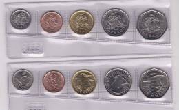 BARBADOS  Set/Tira 5 Monedas/Coins  2.008/09   SC/UNC       DL-9583 - Barbados