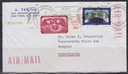 United Nations (New York) 1964 Airmail Letter To Beograd (YU) - Aéreo