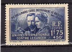 Timbre France Neuf Avec Trace Charniere N° 402 - Andere & Zonder Classificatie