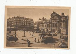 Cp , Automobiles , Bus , 49 , ANGERS , La Place Du RALLIEMENT , Le Théâtre , Ed : Chrétien , N° 858 - Busse & Reisebusse