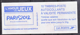 France 3744 C 1 Carnet Marianne De Lamouche Non Plié Daté Neuf ** TB MNH  Sin Charnela Faciale 11.8 - Modern : 1959-...