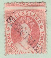 Queensland 1880 SG 122 P.12 Mint Hinged Handstamp SPECIMEN - Neufs