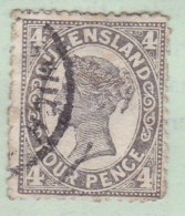 Queensland 1907 SG 294 P.13 Used - Used Stamps
