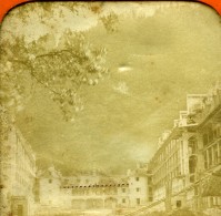 France Savoie Saint Gervais Les Bains Ancienne Photo Stereo Tissue 1870 - Fotos Estereoscópicas