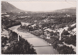 CARTE PHOTO AERIENNE DE COMBIER,38,ISERE,VINAY EN 1961,PONT,VUE PANORAMIQUE - Vinay