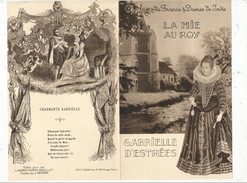 Publicité , Près De Beauvais , Château LA MIE AU ROY , Gabrielle D'ESREES , 4 Pages , 21 X 13 , Frais Fr : 1.55€ - Tourism Brochures