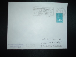 LETTRE TP MARIANNE DE BEQUET 0,45 OBL.MEC.3-12-1971 GUILLESTRE (05 HAUTES ALPES) - 1971-1976 Marianne (Béquet)