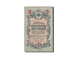 Billet, Russie, 5 Rubles, 1905-1912, 1909-1912, KM:35a, TB - Russie