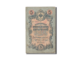 Billet, Russie, 5 Rubles, 1905-1912, 1909-1912, KM:35a, B - Russie