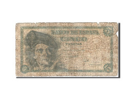 Billet, Espagne, 5 Pesetas, 1948, 1948-03-05, KM:136a, B - 5 Peseten