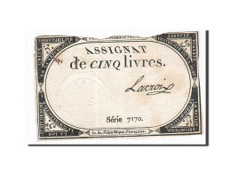 Billet, France, 5 Livres, 1793, 1793-10-31, Lacroix, TB, KM:A76, Lafaurie:171 - Assignats