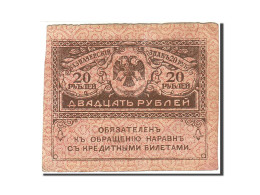 Billet, Russie, 20 Rubles, 1917, Undated, KM:38, TTB - Russie