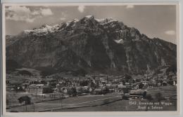 Ennenda Mit Wiggis, Rauti Und Scheye - Photo: Schönwetter-Elmer No. 1543 - Elm