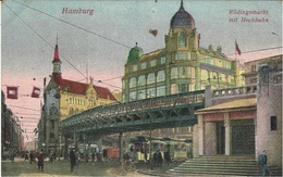 HAMBURG - Rödingsmarkt Mit Hochbahn - Mitte