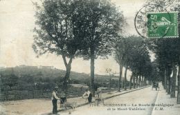 N°50914 -cpa Suresnes -la Route Stratégique Et Le Mont Valérien- - Mont Valerien