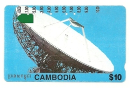 Cambogia - Tessera Telefonica Da 10 Dollars T195 - Astronomùia