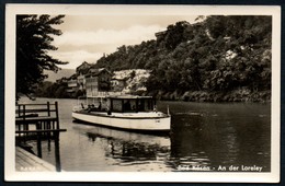 9173 - Alte Ansichtskarte - Bad Kösen - An Der Loreley - Schifffahrt Boot - Mayer - Gel 1965 - Bad Koesen