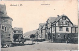 STEINACH Kirch Str Kinder V D Kirche Atelier Voßgelaufen Mit Bahnpost 11.5.1911 COBURG LAUSCHA ZUG 733 Deutlich - Steinbach-Hallenberg