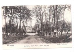 CPA 58 ST AMAND èn PUISAYE NIEVRE  Avenue De La Gare Unused - Saint-Amand-en-Puisaye