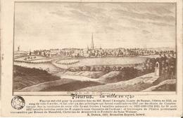 FLEURUS (6220) : LA VILLE EN 1740 - COLLECTION " LA BELGIQUE HISTORIQUE ". CPA. - Fleurus