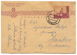 KONJIC, Bosnia - Croatia, Postal Stationery, NDH Period 1943. - Kroatien