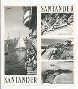 Dépliant Touristique , Publicité , SANTANDER , SPANIEN , Espagne , 10 X 23 , 6 Pages , Frais : 1.55€ - Tourism Brochures