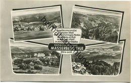 Masserberg - Foto-AK 60er Jahre - Verlag Richard Zieschank Rudolfstadt - Masserberg