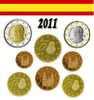 ESPAÑA  /  SPAIN  2.011 2011  Set/Tira  8  Monedas/Coins   SC/UNC    DL-9834 - Spagna