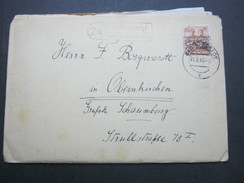 1948 , Rümpel über Bad Oldesloe , Klarer Stempel Auf Brief - Covers & Documents