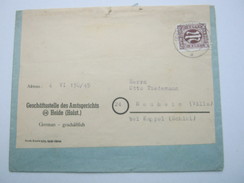 1946 , 24 Pfg. AM-Post ,  Auf Brief  Aus Heide - Covers & Documents