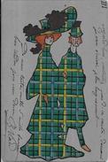 CPA Art Nouveau Mode Chapeau  Femme Woman Girl Circulé - Naillod
