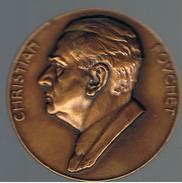 Chritian Fouchet   Bronze 68 Mm  X 4 Mm  1965 - Brons