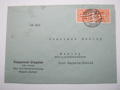 1946 , Brief Aus Kappeln Mit AM-Postmarken - Covers & Documents