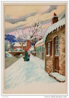 Arbres Paysages Neige 3 Cartes éditeur Barré Dayez 1950 état Superbe - Arbres