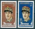 NOUVELLES HEBRIDES: De GAULLE (Yvert  N° 296/97 Legende Anglaise). Neuf Sans Charniere ** (MNH) - De Gaulle (Général)