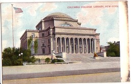 NEW-YORK: Columbia College Library - Unterricht, Schulen Und Universitäten