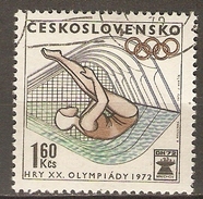 TCHECOSLOVAQUIE     -   PLONGEON    -    Oblitéré. - High Diving