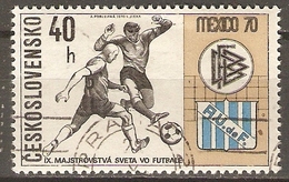 TCHECOSLOVAQUIE     -   FOOTBALL     -    Oblitéré - Used Stamps