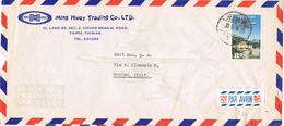 20854. Carta Aerea TAIPEI (Taiwan) China Formosa 1968 To Italy - Covers & Documents