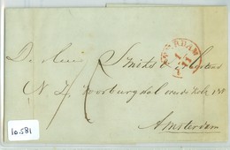 HANDGESCHREVEN BRIEF Uit 1844 Van VIANEN Naar AMSTERDAM (10.581) - ...-1852 Vorläufer