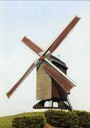 HERZELE (O.Vl.) - Molen/moulin - Mooie Opname Van Molen Te Rullegem Opgezeild En In Werking Met Zicht Op De Windweeg - Herzele