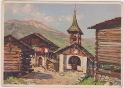 SUISSE,HELVETIA,SWISS,SWITZERLAND,SVIZZERA,VALAIS,VAL D'ANNIVIERS,EGLISE,CHAPELLE SAINT JEAN - Anniviers