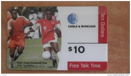 BERMUDA-(BM-PRE-C&W-0018B)Free Talk Time-North Village Community Club-(3)(3472-9749-2676)-($10)-used Card - Bermude