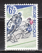 1258V3** Tache Bleue Au-dessus De BE De BELGIE - Variété VARIBEL - MNH** - LOOK!!!! - 1961-1990