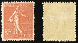 N° 204 85c Rouge Semeuse Lignée TB Neuf N* Cote 15€ - 1903-60 Säerin, Untergrund Schraffiert