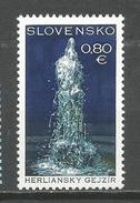 Slovakia 2016. Geyser Of Herlany UNESCO MNH - Neufs