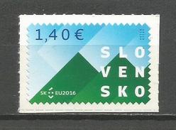 Slovakia 2016. Slovak Presidency In Council Of The European Union MNH - Ungebraucht