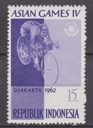 Indonesie 358 MNH; Wielrennen, Cycling, Montar En Bicicleta, Cyclisme 1962 NOW MANY STAMPS INDONESIA VERY CHEAP - Cyclisme