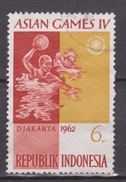 Indonesie Nr 348 Used ; Waterpolo, Water Polo 1962 Asian Games : NOW MANY STAMPS INDONESIA VERY CHEAP - Water-Polo